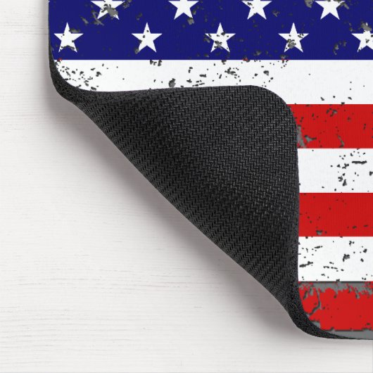 Amerikaanse vlag Mousepad Muismat (Hoek)