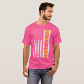 Amerikaanse vlag Muay Thai T-shirt (Voorkant volledig)