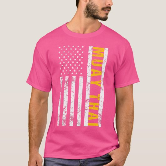 Amerikaanse vlag Muay Thai T-shirt (Voorkant)