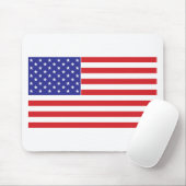 Amerikaanse vlag muismat (Met muis)