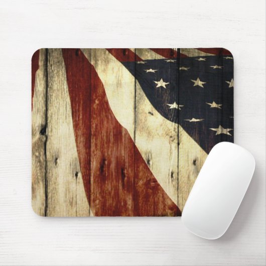 Amerikaanse vlag muismat (Met muis)