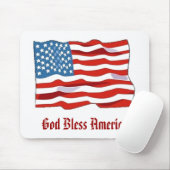 Amerikaanse vlag muismat (Met muis)