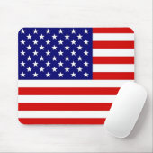 Amerikaanse vlag muismat (Met muis)