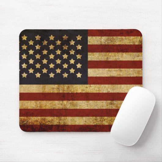 Amerikaanse vlag Muismat (Met muis)