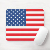 Amerikaanse vlag muismat (Met muis)