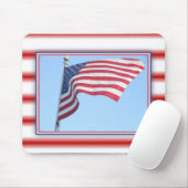 Amerikaanse vlag-Muismat Muismat (Met muis)