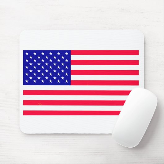 Amerikaanse vlag Muismatten - US (Met muis)