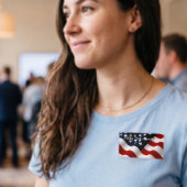 Amerikaanse vlag naambadge