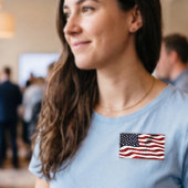 Amerikaanse vlag naambadge