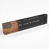 Amerikaanse vlag Naambordje
