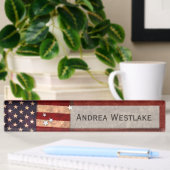 Amerikaanse vlag Naambordje