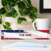 Amerikaanse vlag naambordje
