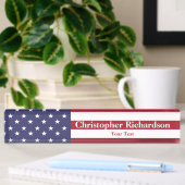 Amerikaanse vlag naambordje