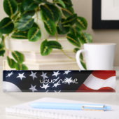 Amerikaanse vlag naambordje