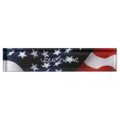 Amerikaanse vlag naambordje (Voorkant)