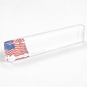 Amerikaanse vlag naambordje