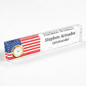 Amerikaanse vlag naambordje