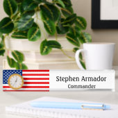 Amerikaanse vlag naambordje