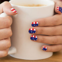 Amerikaanse vlag Nail decimeert minx neail Art