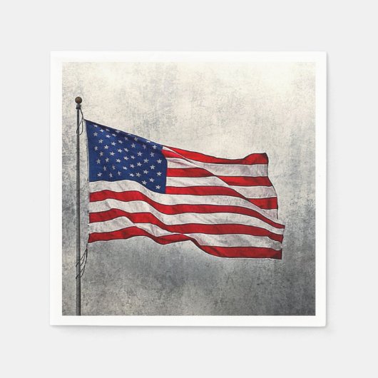 Amerikaanse vlag Napkins Servet (Voorkant)