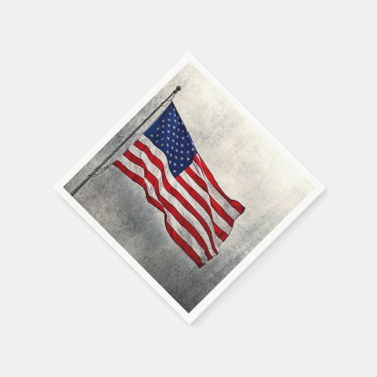 Amerikaanse vlag Napkins Servet (Hoek)