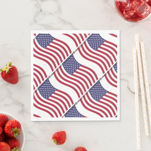 Amerikaanse vlag Napkins Servetten (Insitu)