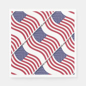 Amerikaanse vlag Napkins Servetten (Voorkant)