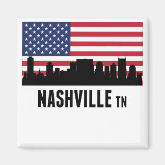 Amerikaanse vlag Nashville TN Magneet