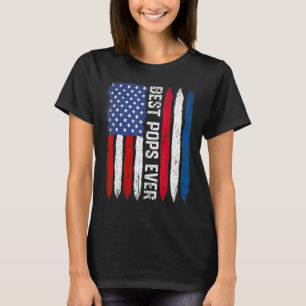 Amerikaanse vlag Nederland vlag Beste Poppen ooit T-shirt