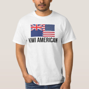 Amerikaanse vlag Nieuw-Zeeland T-shirt