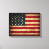 Amerikaanse vlag noodlijdend canvas (Voorkant)