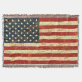 Amerikaanse vlag  noodlijdend deken (Voorkant)