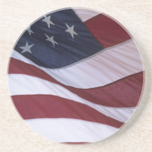 Amerikaanse vlag, North Carolina, Verenigde Staten Zandsteen Onderzetter