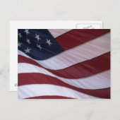 Amerikaanse vlag, North Carolina, VS Briefkaart (Voorkant / Achterkant)