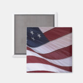 Amerikaanse vlag, North Carolina, VS Magneet (Voorkant / Achterkant)