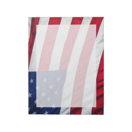Amerikaanse vlag notitieblok (Linkerzijde)