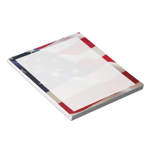 Amerikaanse vlag notitieblok (Schuin)