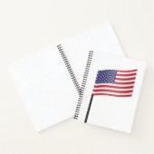 Amerikaanse vlag notitieboek (Binnen)