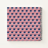 Amerikaanse vlag notitieboek (Achterkant)