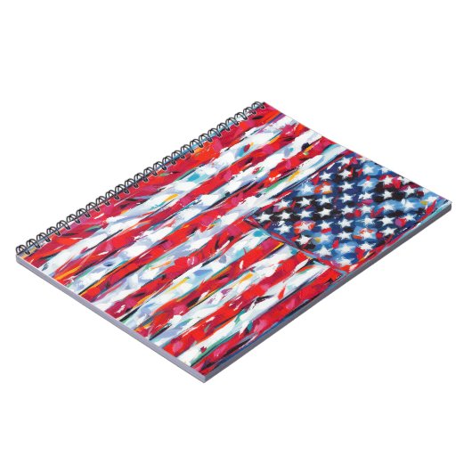 Amerikaanse vlag notitieboek (Linkerzijde)