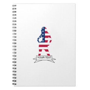 Amerikaanse vlag notitieboek