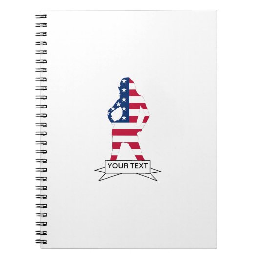 Amerikaanse vlag notitieboek (Voorkant)