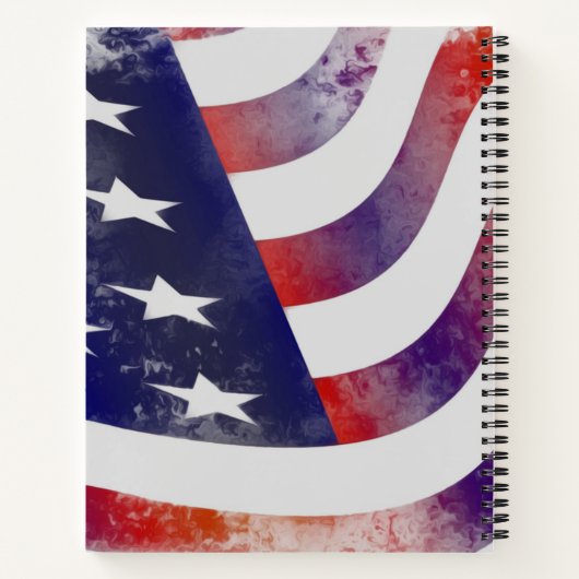 Amerikaanse vlag notitieboek (Achterkant)