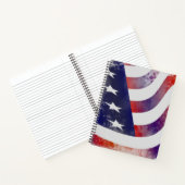 Amerikaanse vlag notitieboek (Binnen)