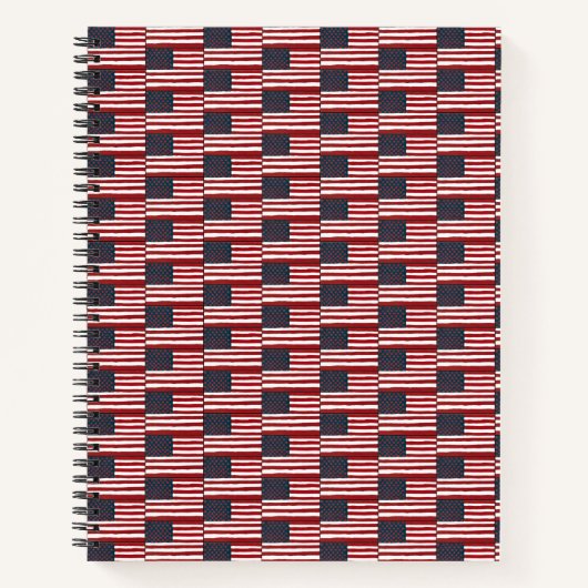 Amerikaanse vlag notitieboek (Voorkant)