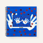 Amerikaanse vlag notitieboek (Voorkant)