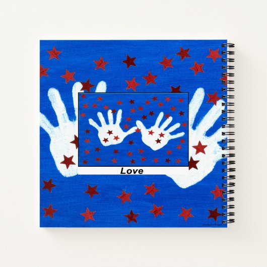Amerikaanse vlag notitieboek (Achterkant)