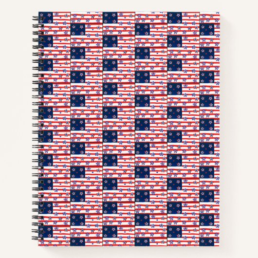 Amerikaanse vlag notitieboek (Voorkant)