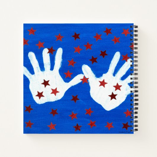 Amerikaanse vlag notitieboek (Achterkant)