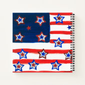 Amerikaanse vlag notitieboek (Achterkant)